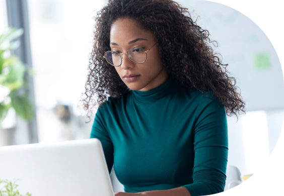 Woman at Laptop